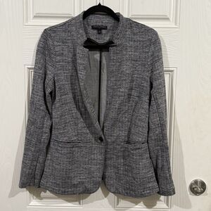 Banana Republic Gray Blazer -‎ Women S Lightweight